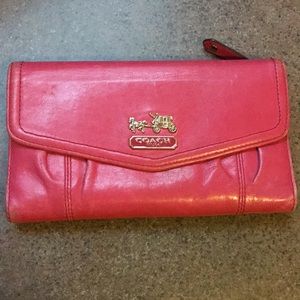 Coach leather wallet